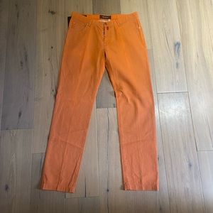 Kiton size 36 orange pants